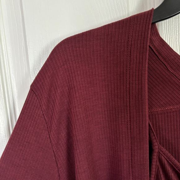 Live to Be Spoiled Ribbed Knit Cinched Tank Top & Oversized Cardigan Set - Picture 7 of 16